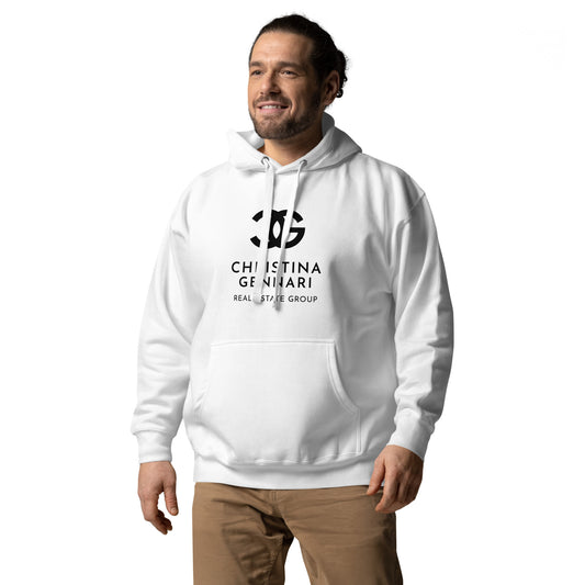 CG White Unisex Hoodie