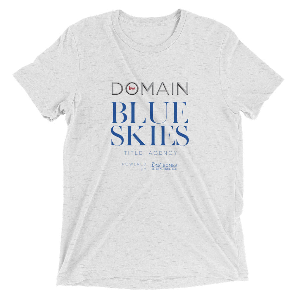 Blue Skies Triblend (Blue Logo)