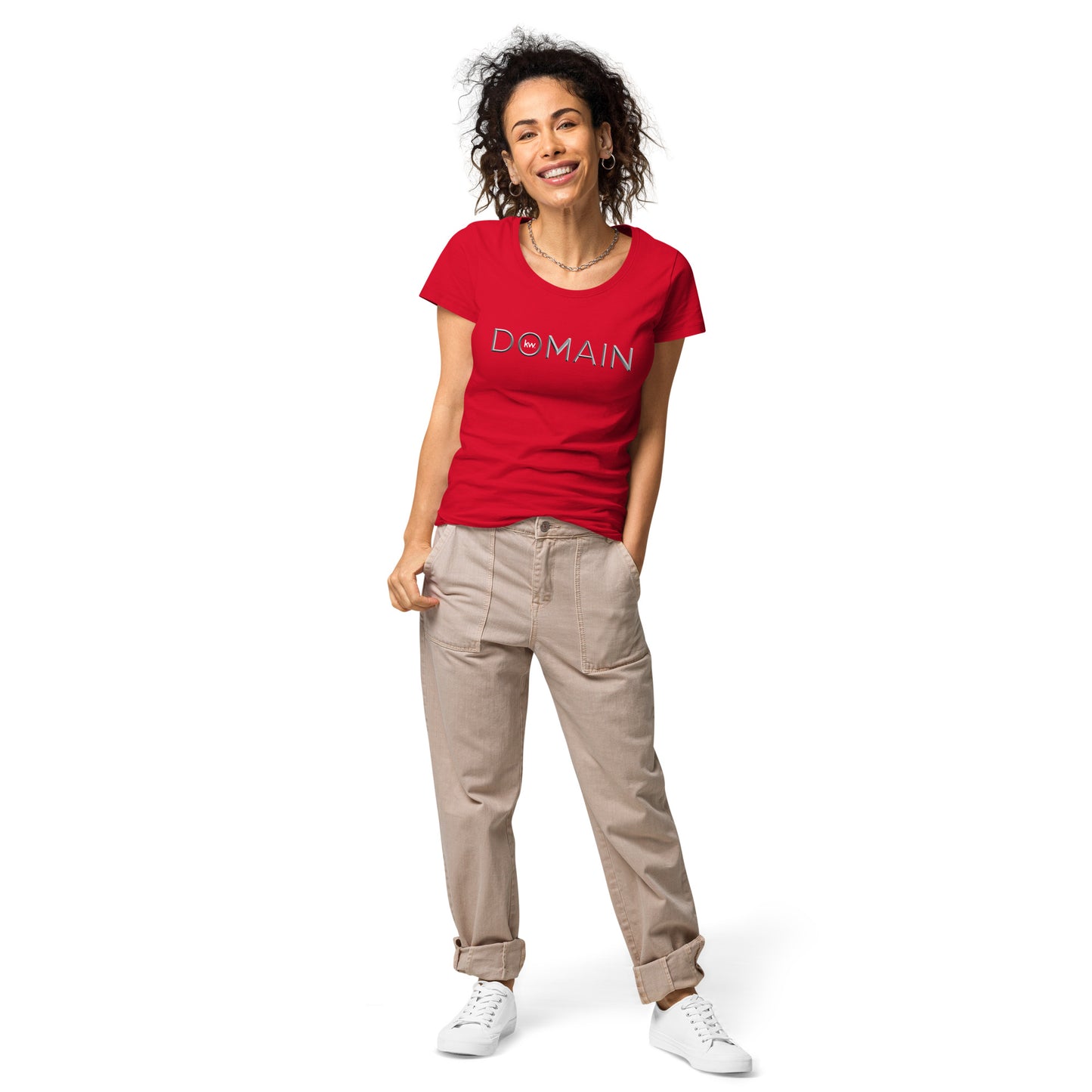 Women’s basic organic t-shirt | RED