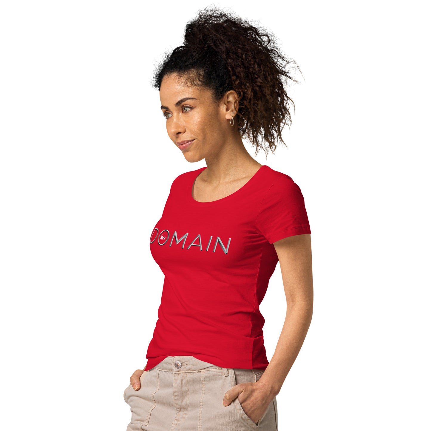 Women’s basic organic t-shirt | RED