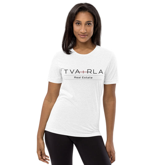 TVA+RLA Unisex White Triblend T-Shirt