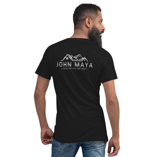 John Maya Unisex Short Sleeve V-Neck T-Shirt